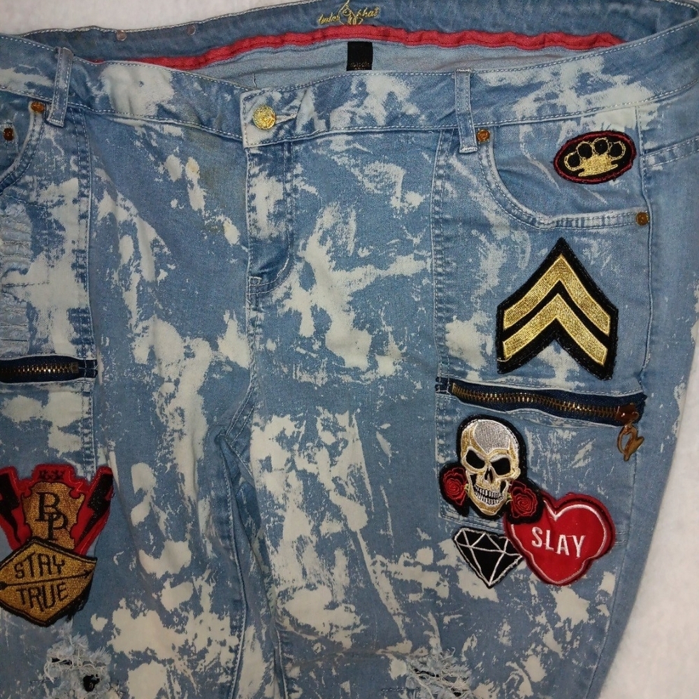 Baby Phat Patch Size 24 Jeans